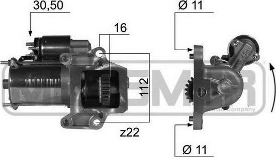 ERA 220372 - Стартер www.autospares.lv