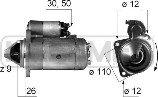 ERA 220262 - Starter www.autospares.lv