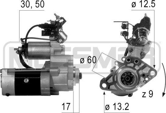 ERA 220200 - Starteris www.autospares.lv