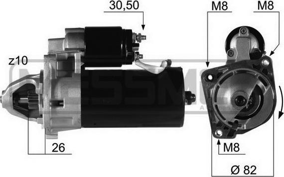 ERA 220216A - Starteris autospares.lv