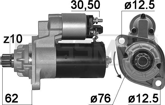 ERA 220213A - Starter www.autospares.lv