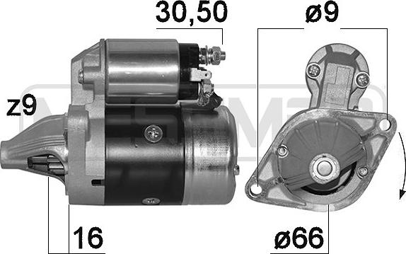 ERA 220217A - Стартер www.autospares.lv