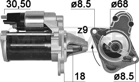 ERA 220226 - Starteris www.autospares.lv