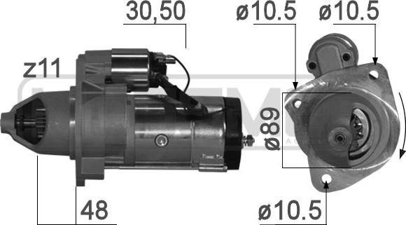 ERA 220792A - Starter www.autospares.lv