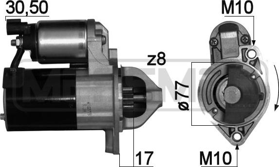 ERA 220 746 - Starter www.autospares.lv