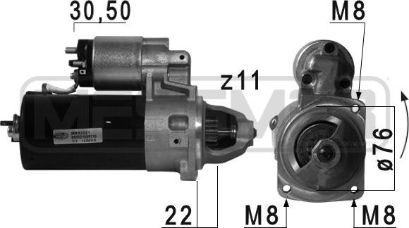 ERA 220719 - Starteris www.autospares.lv