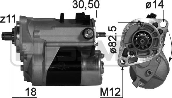 ERA 220789A - Starteris www.autospares.lv