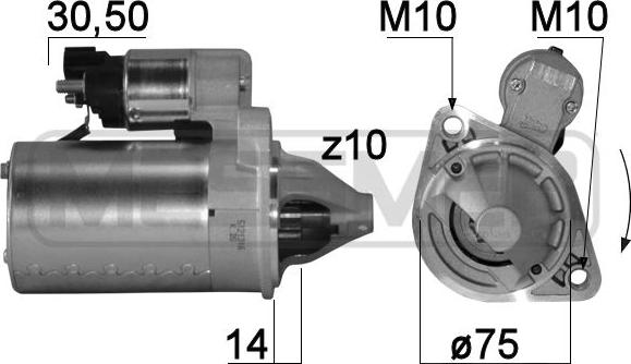 ERA 220780 - Starteris autospares.lv