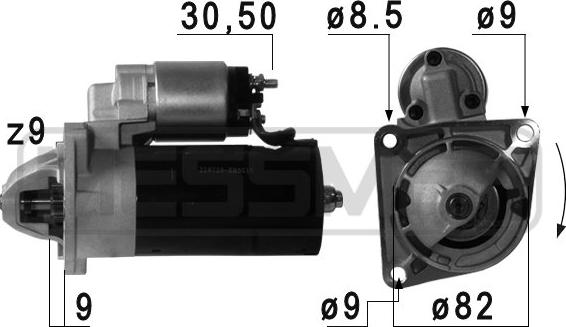 ERA 220720A - Starteris autospares.lv