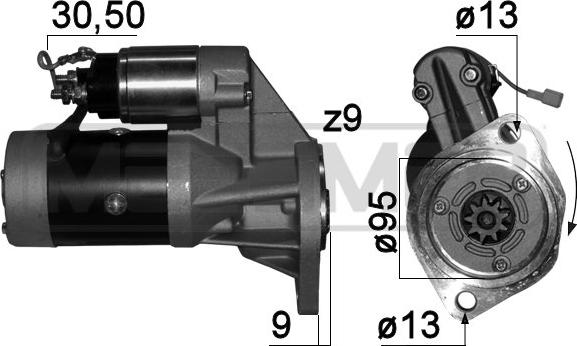 ERA 220777A - Starter www.autospares.lv