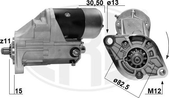 ERA 221040A - Starter www.autospares.lv