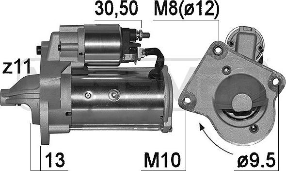 ERA 221011A - Starteris autospares.lv