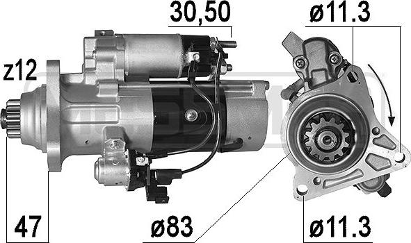 ERA 221018 - Starteris www.autospares.lv