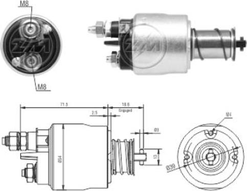 ERA 227934 - Solenoid Switch, starter www.autospares.lv