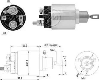 ERA 227495 - Ievilcējrelejs, Starteris www.autospares.lv