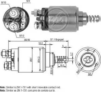 ERA 227447 - Ievilcējrelejs, Starteris www.autospares.lv