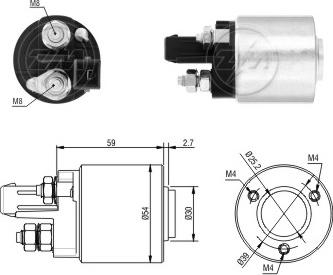 ERA 227459 - Ievilcējrelejs, Starteris autospares.lv