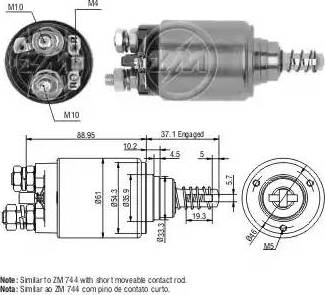 ERA 227450 - Ievilcējrelejs, Starteris www.autospares.lv