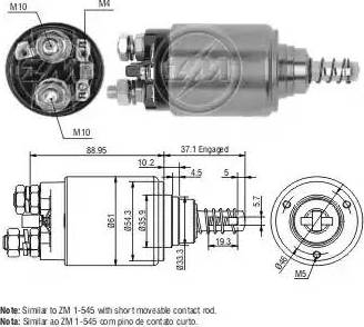 ERA 227451 - Ievilcējrelejs, Starteris www.autospares.lv