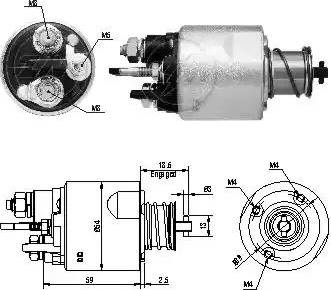 ERA 227460 - Solenoid Switch, starter www.autospares.lv