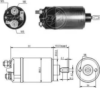 ERA 227423 - Ievilcējrelejs, Starteris autospares.lv