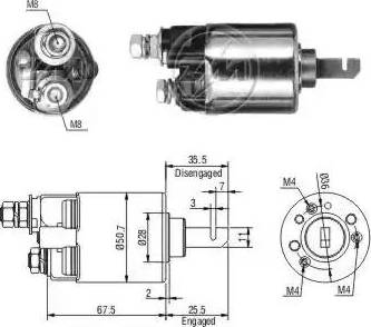 ERA 227544 - Ievilcējrelejs, Starteris autospares.lv