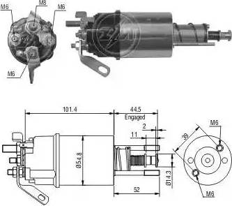 ERA 227548 - Ievilcējrelejs, Starteris www.autospares.lv