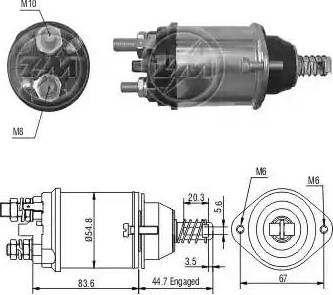 ERA 227558 - Ievilcējrelejs, Starteris www.autospares.lv