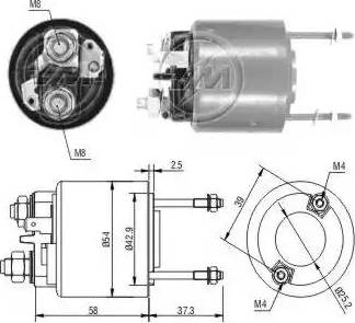 ERA 227519 - Ievilcējrelejs, Starteris www.autospares.lv