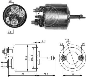 ERA 227524 - Ievilcējrelejs, Starteris www.autospares.lv