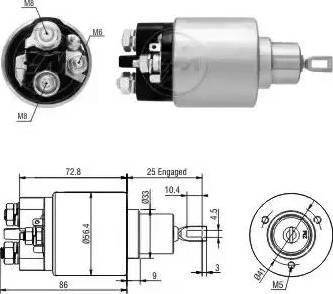 ERA 227526 - Ievilcējrelejs, Starteris www.autospares.lv