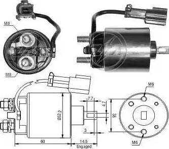 ERA 227696 - Ievilcējrelejs, Starteris autospares.lv