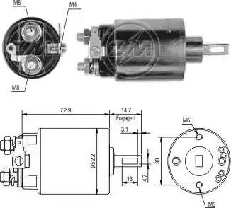 ERA 227649 - Ievilcējrelejs, Starteris www.autospares.lv