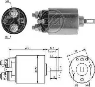 ERA 227645 - Solenoid Switch, starter www.autospares.lv