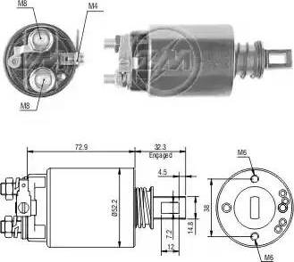 ERA 227653 - Solenoid Switch, starter www.autospares.lv