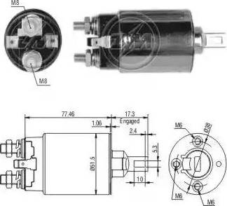 ERA 227660 - Ievilcējrelejs, Starteris www.autospares.lv