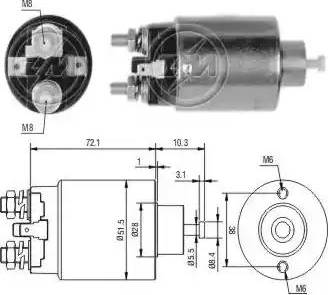 ERA 227674 - Solenoid Switch, starter www.autospares.lv