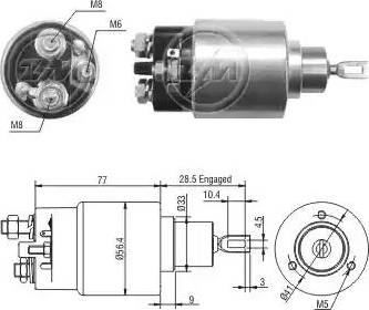 ERA 227671 - Ievilcējrelejs, Starteris www.autospares.lv