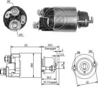 ERA 227678 - Ievilcējrelejs, Starteris www.autospares.lv