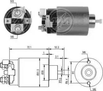 ERA 227673 - Ievilcējrelejs, Starteris autospares.lv