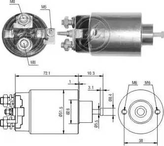 ERA 227097 - Ievilcējrelejs, Starteris www.autospares.lv