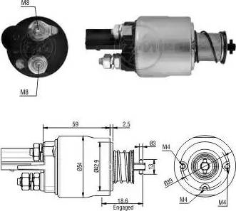 ERA 227062 - Ievilcējrelejs, Starteris www.autospares.lv