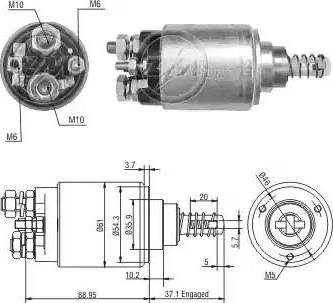 ERA 227087 - Ievilcējrelejs, Starteris www.autospares.lv