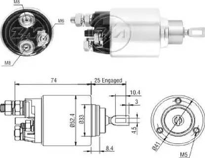 ERA 227034 - Ievilcējrelejs, Starteris autospares.lv