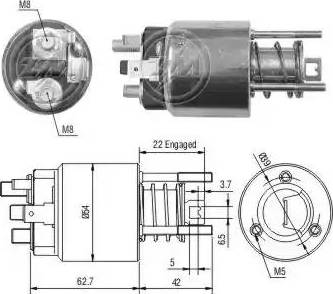 ERA 227036 - Ievilcējrelejs, Starteris www.autospares.lv