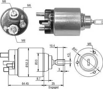 ERA 227031 - Solenoid Switch, starter www.autospares.lv