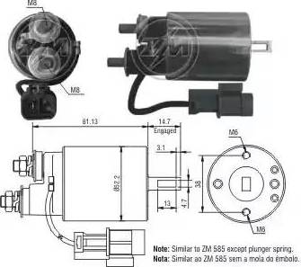 ERA 227073 - Ievilcējrelejs, Starteris www.autospares.lv