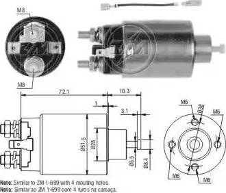 ERA 227191 - Solenoid Switch, starter www.autospares.lv