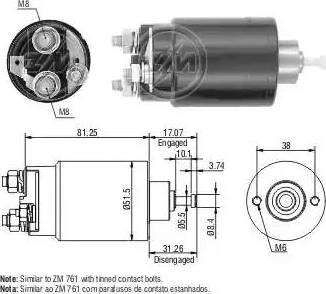 ERA 227109 - Ievilcējrelejs, Starteris www.autospares.lv