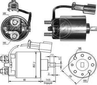 ERA 227105 - Ievilcējrelejs, Starteris autospares.lv